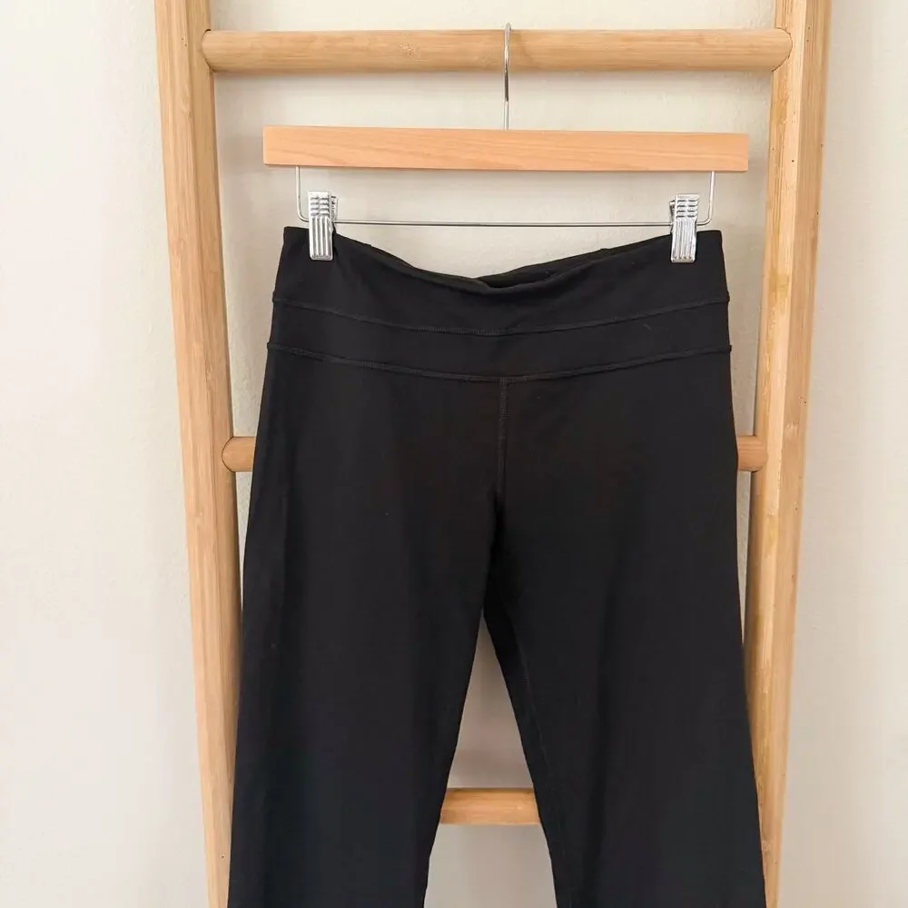 Lululemon Groove Pant Tall Size 6 Black Flare Yoga Pants W5604T 31” Inseam